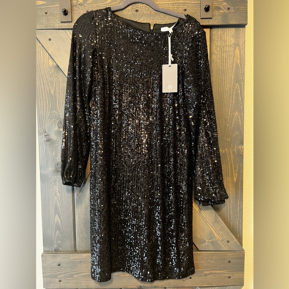 Black sparkle dress